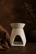 Cream Ceramic Wax Melt Burner
